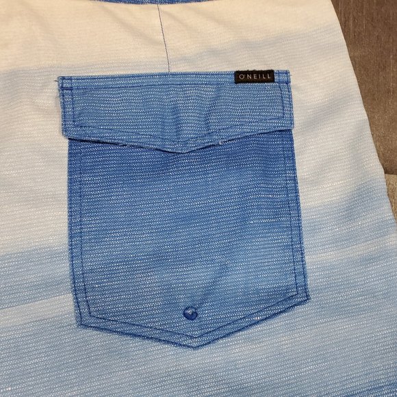 Vintage O'Neill Hyperfreak Board Shorts Surf Wear Men's XL Backpocket - Picture 3 of 5